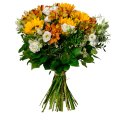Sonnenblumen und Eustoma